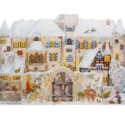 Käthe Wohlfahrt Adventsdeko & Kalender-Adventskalender "Burg Mit Burgmauer"