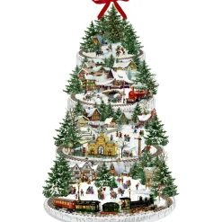 Käthe Wohlfahrt Adventsdeko & Kalender-Adventskalender "Eisenbahn-Tanne", Gros
