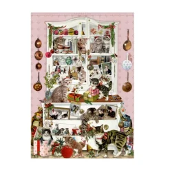 Käthe Wohlfahrt Adventsdeko & Kalender-Adventskalender "Katzen Im Advent"