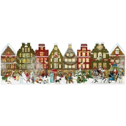 Käthe Wohlfahrt Adventsdeko & Kalender-Adventskalender "Nostalgisches Hauserleporello"