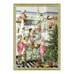 Käthe Wohlfahrt Adventsdeko & Kalender-Adventskalender "Nostalgische Adventskuche"