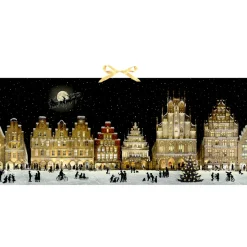 Käthe Wohlfahrt Adventsdeko & Kalender-Adventskalender "Weihnachtliches Stadtpanorama"