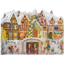 Käthe Wohlfahrt Adventsdeko & Kalender-Adventskalender "Weihnachtsvorbereitungen Im Dorf"
