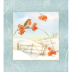Käthe Wohlfahrt Adventsdeko & Kalender-Adventskalender "Wintermorgen Mit Rotkehlchen"