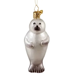 Poesie in Glas Baumschmuck Aus Glas-Baby Robbe