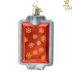 Poesie in Glas Baumschmuck Aus Glas-Backblech Mit Platzchen