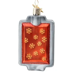 Poesie in Glas Baumschmuck Aus Glas-Backblech Mit Platzchen