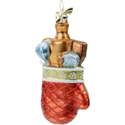 Poesie in Glas Baumschmuck Aus Glas-Backhandschuh Mit Utensilien