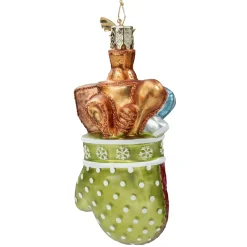 Poesie in Glas Baumschmuck Aus Glas-Backhandschuh Mit Utensilien