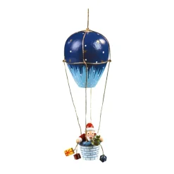 Käthes Original Baumschmuck Aus Holz-Ballon Mit Weihnachtsmann