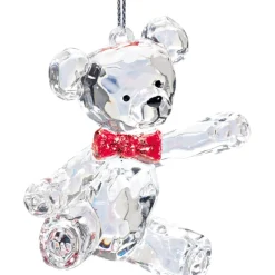 Käthe Wohlfahrt Baumschmuck Aus Acrylglas-Barchen Mit Roter Schleife, Acryl