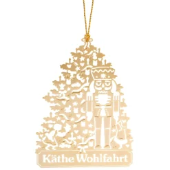 Käthe Wohlfahrt Baumschmuck Aus Messing-Baumbehang Kathe Wohlfahrt, Messing Vergoldet