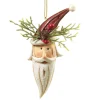 Käthe Wohlfahrt Baumschmuck Aus Kunstharz-Baumbehang Weihnachtsmannkopf, Klein