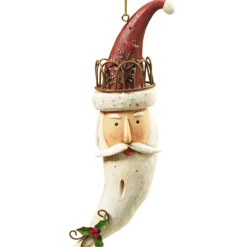 Käthe Wohlfahrt Baumschmuck Aus Kunstharz-Baumbehang Weihnachtsmannkopf, Gros