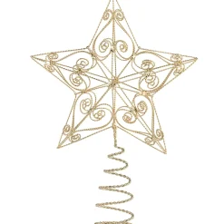 Käthe Wohlfahrt Baumspitzen-Baumspitze Filigraner Stern, Gold