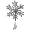 Käthe Wohlfahrt Baumspitzen-Baumspitze Schneeflocke, Silber