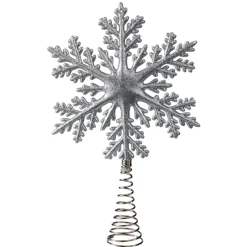 Käthe Wohlfahrt Baumspitzen-Baumspitze Schneeflocke, Silber