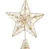 Käthe Wohlfahrt Baumspitzen-Baumspitze Stern Mit Kleinen Sternchen, Gold