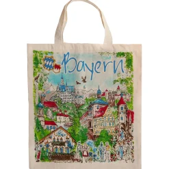 Käthe Wohlfahrt Bayern Motive-Baumwolltasche Bayern