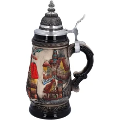 Käthe Wohlfahrt Bierkruge-Bierkrug Mit Zinndeckel 