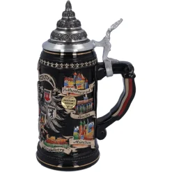 Käthe Wohlfahrt Bierkruge-Bierkrug Mit Zinndeckel