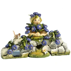 Kindertraum Kindertraum Kollektion-Blaukissen Blumenkind