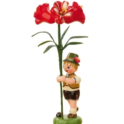 Hubrig Volkskunst Hubrig Miniaturen-Blumenkinder Amaryllis