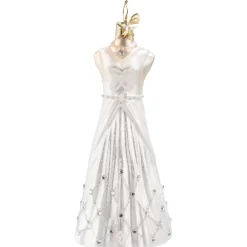 Poesie in Glas Baumschmuck Aus Glas-Brautkleid