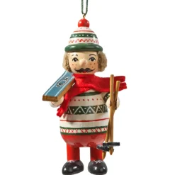 Käthes Original Baumschmuck Aus Holz-Butzl "Skifahrer"