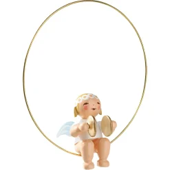 WENDT & KÜHN Wendt & Kühn Kollektion-Christbaumengel Im Ring Mit Becken