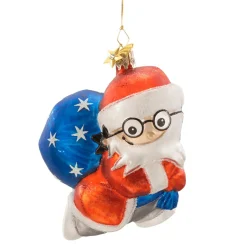Poesie in Glas Mainzelmännchen-Det Als Weihnachtsmann