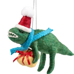 Käthe Wohlfahrt Baumschmuck Aus Filz-Dino Mit Geschenk Aus Filz