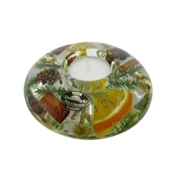 Käthe Wohlfahrt Kerzen & Teelichthalter-Dreamlight "Christmas Fruits" - Kerzenhalter Ufo Mini