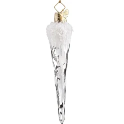 Poesie in Glas Baumschmuck Aus Glas-Eiszapfen