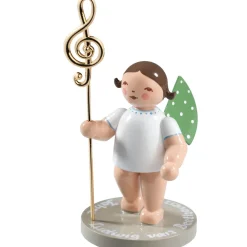 WENDT & KÜHN Wendt & Kühn Kollektion-Engel Mit Goldenem Notenschlussel "Beethoven", Braun