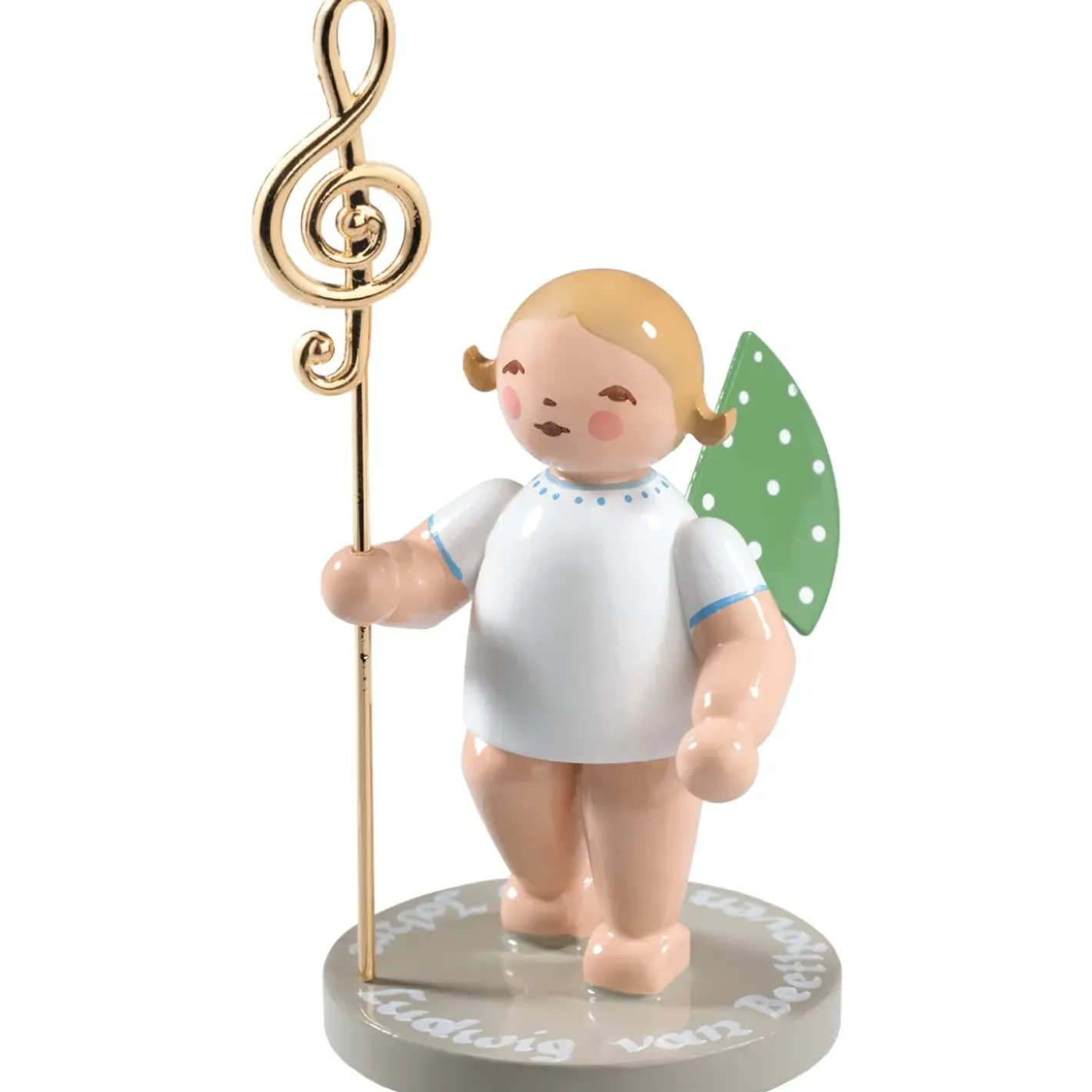 WENDT & KÜHN Wendt & Kühn Kollektion-Engel Mit Goldenem Notenschlussel "Beethoven", Blond