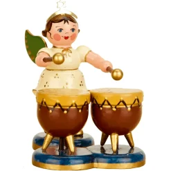 Hubrig Volkskunst Hubrig Miniaturen-Engel Mit Kesselpauke