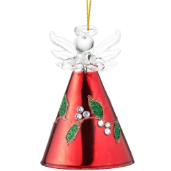 Käthe Wohlfahrt Hängedeko-Engel Mit Mistelzweig, 9Cm