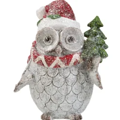 Käthe Wohlfahrt Standfiguren-Eule Mit Weihnachtsmutze