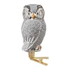 Poesie in Glas Baumschmuck Aus Glas-Eule Silber Mit Clip