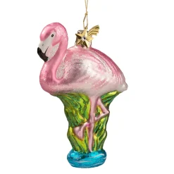 Poesie in Glas Baumschmuck Aus Glas-Flamingo