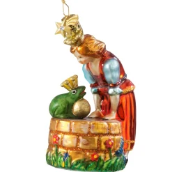 Poesie in Glas Baumschmuck Aus Glas-Froschkonig