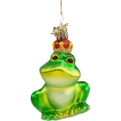 Poesie in Glas Baumschmuck Aus Glas-Froschkonig
