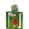 Käthes Original Baumschmuck Aus Holz-Geschenkpackchen Mit Bar, Grun