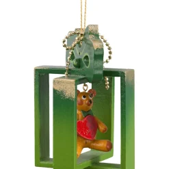 Käthes Original Baumschmuck Aus Holz-Geschenkpackchen Mit Bar, Grun