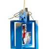 Käthes Original Baumschmuck Aus Holz-Geschenkpackchen Mit Reiter, Blau