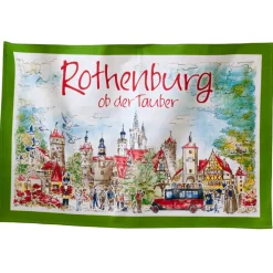 Käthe Wohlfahrt Rothenburg Motive-Geschirrtuch Rothenburg Ob Der Tauber