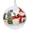 Käthe Wohlfahrt Baumkugeln Und Set-Angebote-Glaskugel Klar Winterzeit, 12 Cm