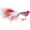 Poesie in Glas Baumschmuck Aus Glas-Glasvogel Pink-Lila