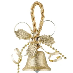 Käthe Wohlfahrt Baumschmuck Aus Metall-Glockchen, Gold